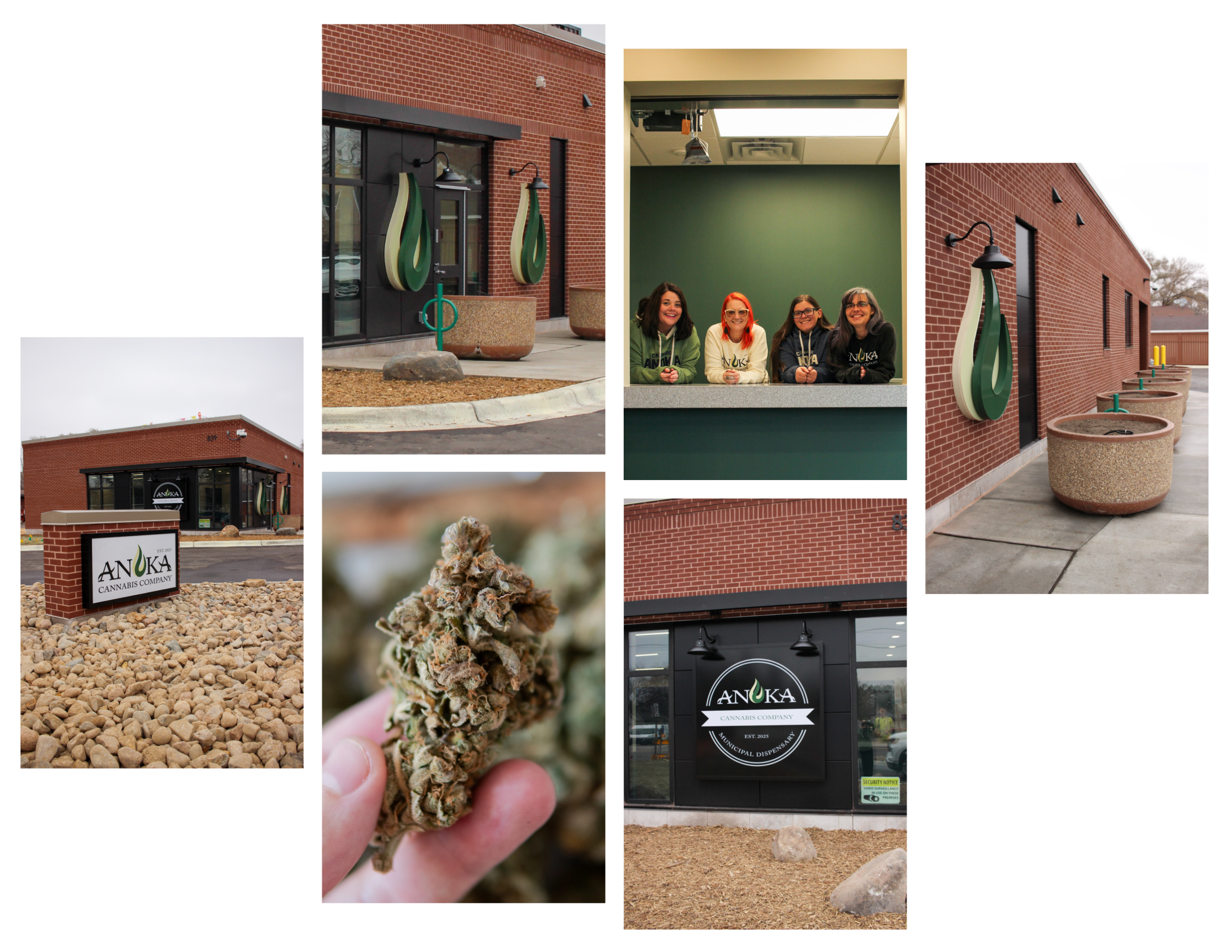 Anoka Cannabis shop collage